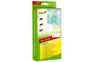 Eko moskitiera drzwiowa - ochrona przed owadami na drzwi. VACO 140 cm x 220 cm.