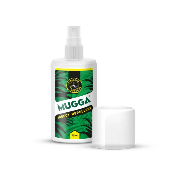  Odstraszacz komarów dla wędkarzy, rybaków - Mugga Spray 9,5% DEET.