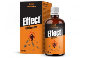 Skuteczny środek, preparat na karaluchy, prusaki Effect Ultimum 100ml.