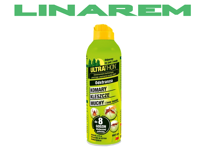 Środek na kleszcze Ultrathon Spray 25% DEET. Preparat na kleszcze. Pojemność 170g.