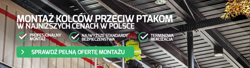 montaż spirali na ptaki